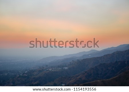 sunset in califonia