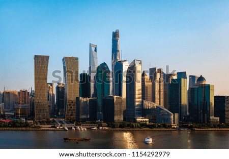 Shanghai city building scenery