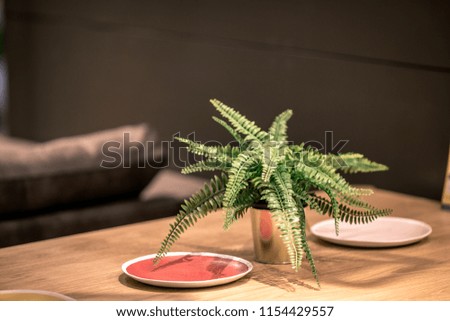 Backgrounds, decorations (vases, flowers, glass) placed on a wooden table. Always show in the home, garden.