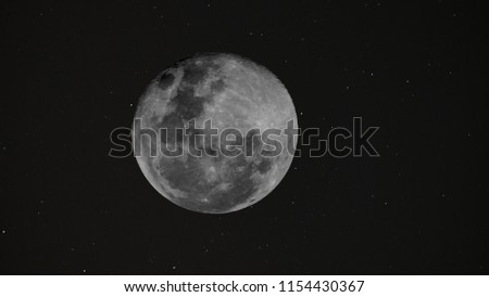 Full Moon background / The Moon is an astronomical body that orbits planet Earth and is Earth's only permanent natural satellite. It is the fifth-largest natural satellite in the Solar System