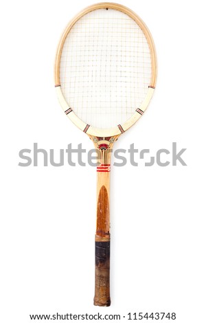 Tennis Racket - Vintage Royalty-Free Stock Photo #115443748