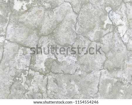 Polished concrete crack and smooth background texture 