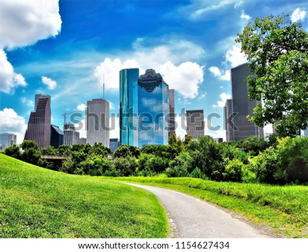 City Skyline Houston Texas