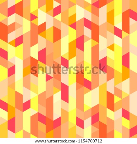 Tiled background with many polygons. Geometric bright wallpaper. Mosaic texture. Seamless pattern. Pretty colors. Print for flyers, posters, banners and textiles. Greeting cards