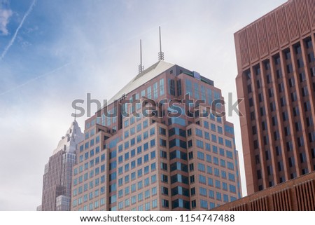 Skyscrapers in Cleveland.