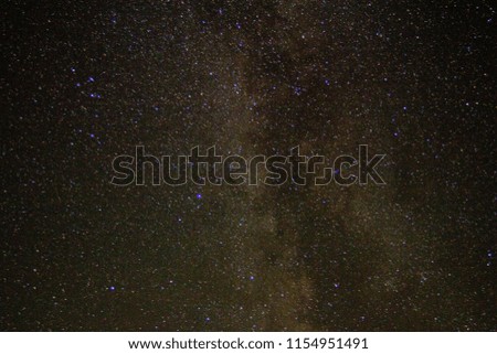 Milky Way in the Night Sky