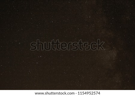 Milky Way in the Night Sky