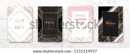 Gold, black, white marble template, artistic covers design, colorful texture, realistic cube, backgrounds. Trendy pattern, graphic poster, geometric brochure, cards. Vector illustration.