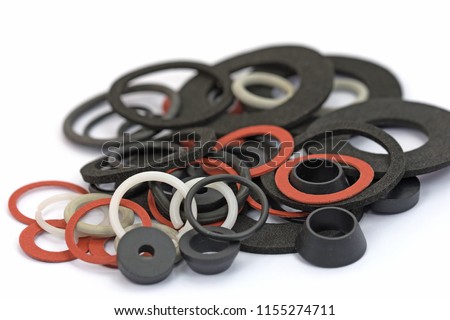 Various sealing rings Royalty-Free Stock Photo #1155274711