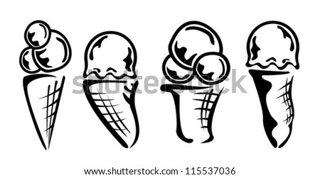 four sketch ice cream