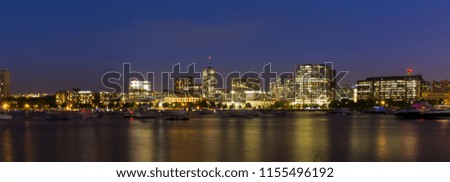boston night at charles river