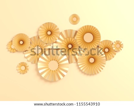 3d rendering, paper flowers, golden color palette, botanical background, isolated clip art, bouquet, floral border
Creative minimal autumn flat lay.