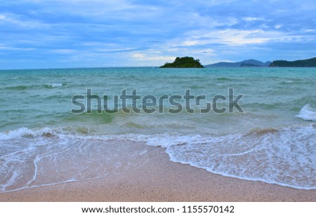 beautiful​ beach​ and​ tropical sea