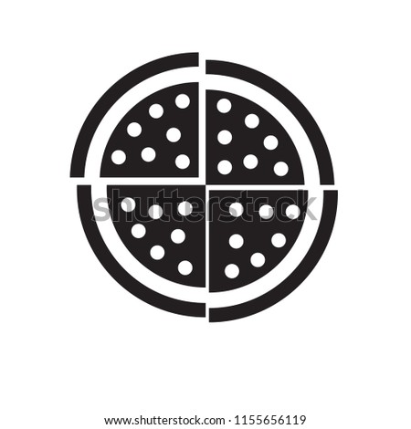 pizza vector icon