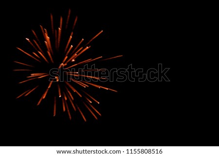 beautiful fireworks explosion
