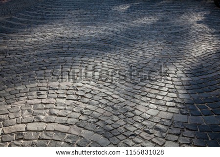 Stone floor with shadows