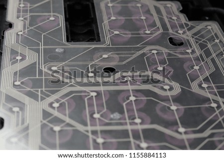 Picture of motherboard technology of the future.