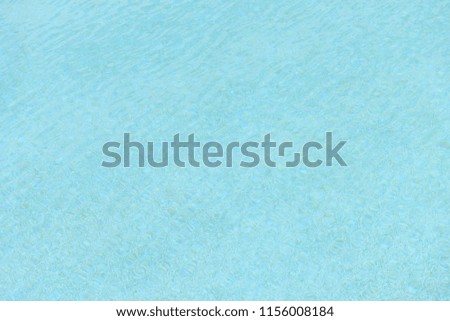 
Swimming pool in Hotel. Blue tiles of the pool and Clear water
