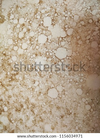 The Grunge of the Concrete surface. The Depiction of Solar system, Galactic space and the Universe. Abstract background of Black, Brown and White color. 