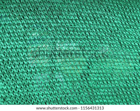 Plastic green color mesh for background 