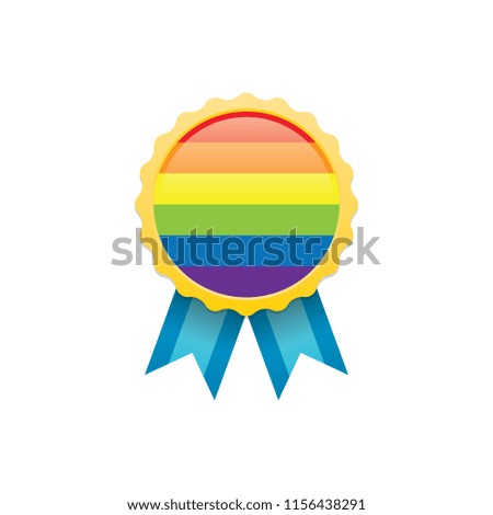 Rainbow Badge Medal