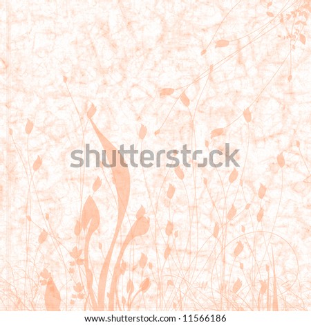 Batik background with flourishes