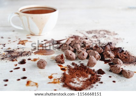 
Hot cocoa and chocolate