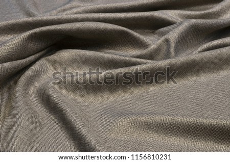 Fabric suit of silk and cashmere, black and white melange