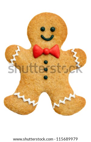 Gingerbread man Royalty-Free Stock Photo #115689979