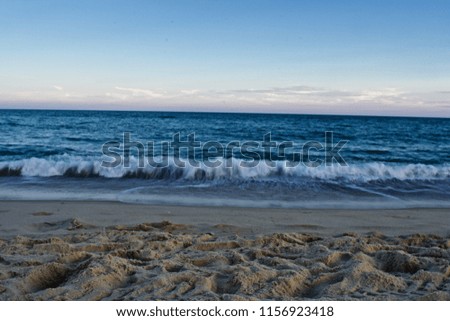Silky Waves at Beach