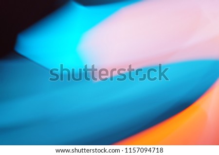 Neon lights blur