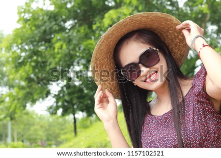 a woman in summer travel
