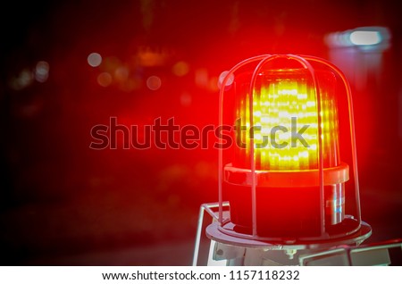 emergency light in night time/ emergency light/Siren light
 Royalty-Free Stock Photo #1157118232