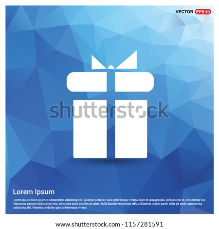 Christmas Gift Box Icon - Free vector icon