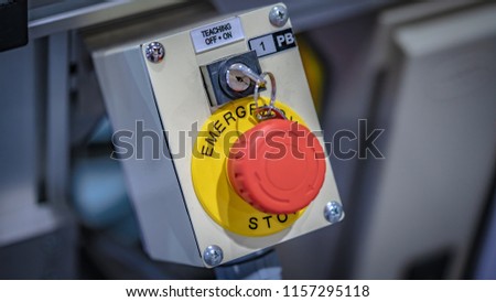 Emergency And Stop Button