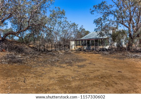 Abandoned homestead in outback Australia.