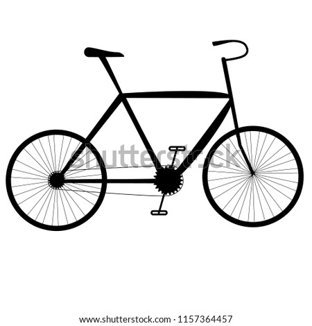 vector bicycle with a conceptual design