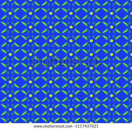 Blue and mixed pattern original design and digital drawing. It can be used in web, wallpaper, ceramic and fabric designs.