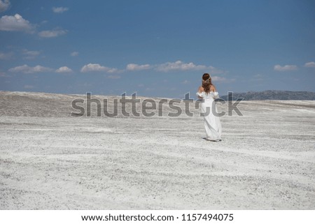 Bride  (The white sand-Salda Lake-Turkey) 