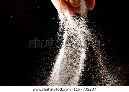Salt background /  a salt is an ionic compound that can be formed by the neutralization reaction of an acid and a base