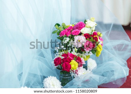 Fresh flower decoration for a special event