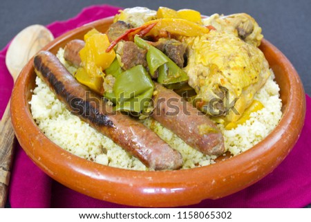 royal couscous, three meat
