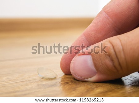 Found contact lens