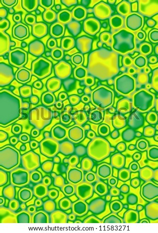 Yellow and Green abstract background
