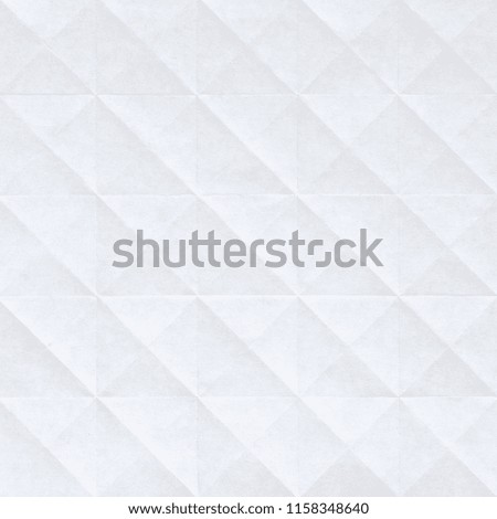 Curved sheet of white paper, top view. Flat lay