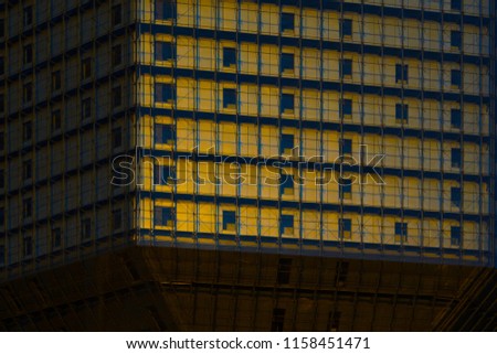 Glass curtain facade texture. Architecture abstract background.