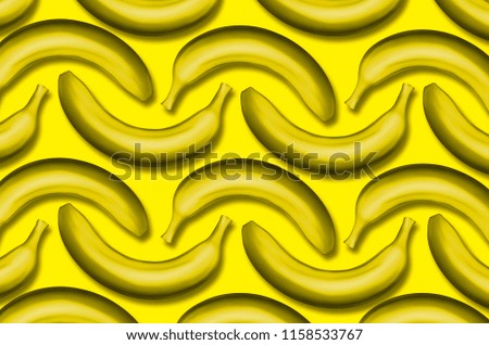 Bananas on colored background