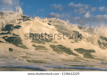 Breaking waves, Sydney Australia, Bondi Beach Australia