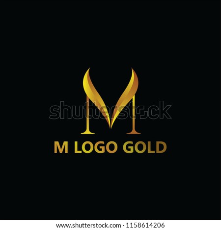 Initials M Logo Creative Template Sign Vector