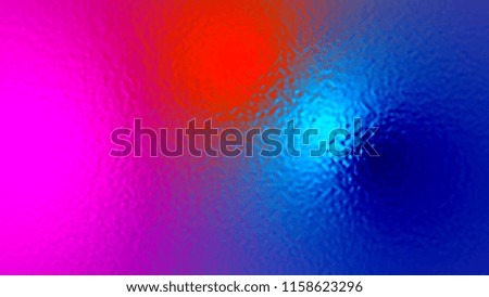 Abstract blue red and purple light neon fog soft glass background texture in pastel colorful gradation.